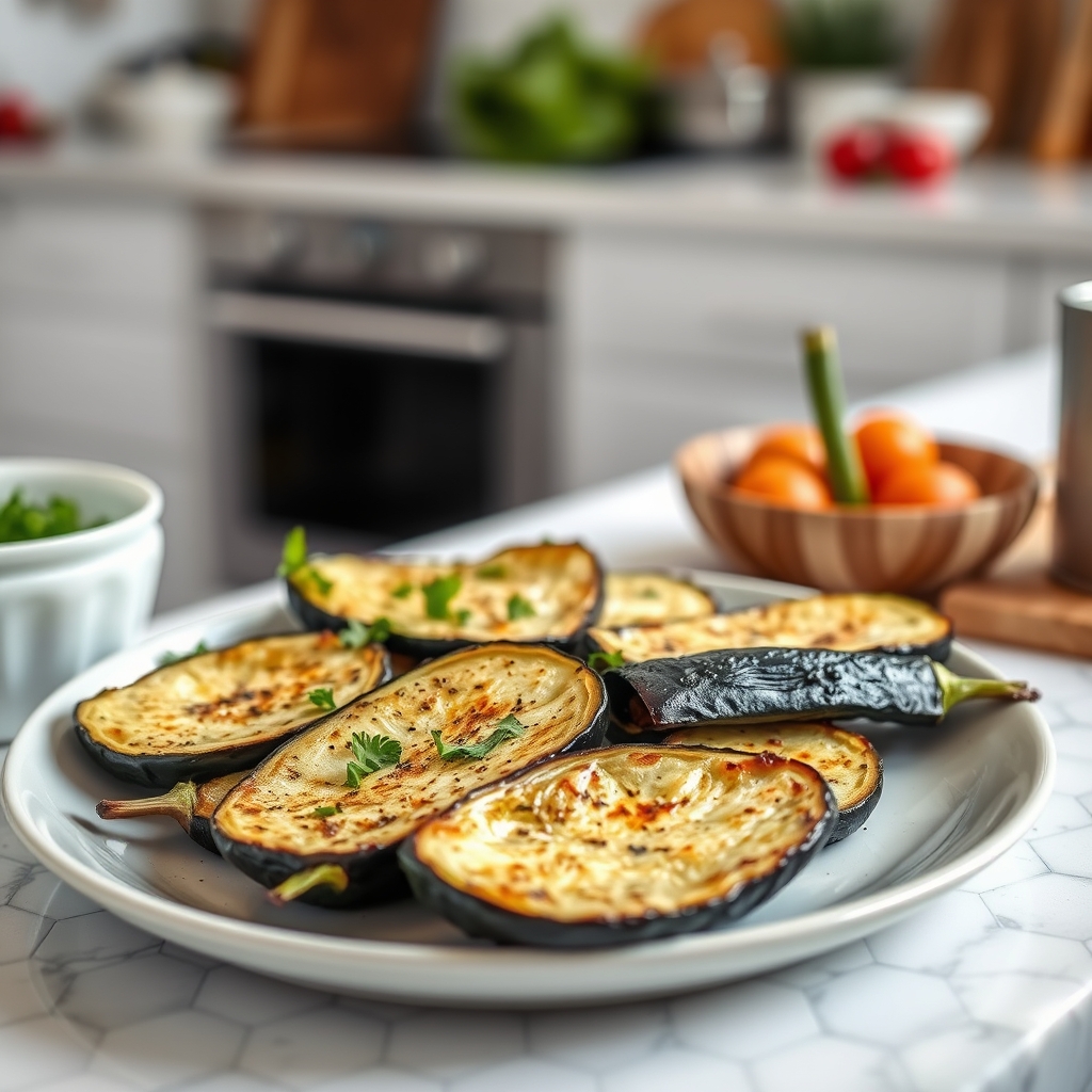 Aubergine à plancha recette savoureuse saine — Que faire avec aubergine