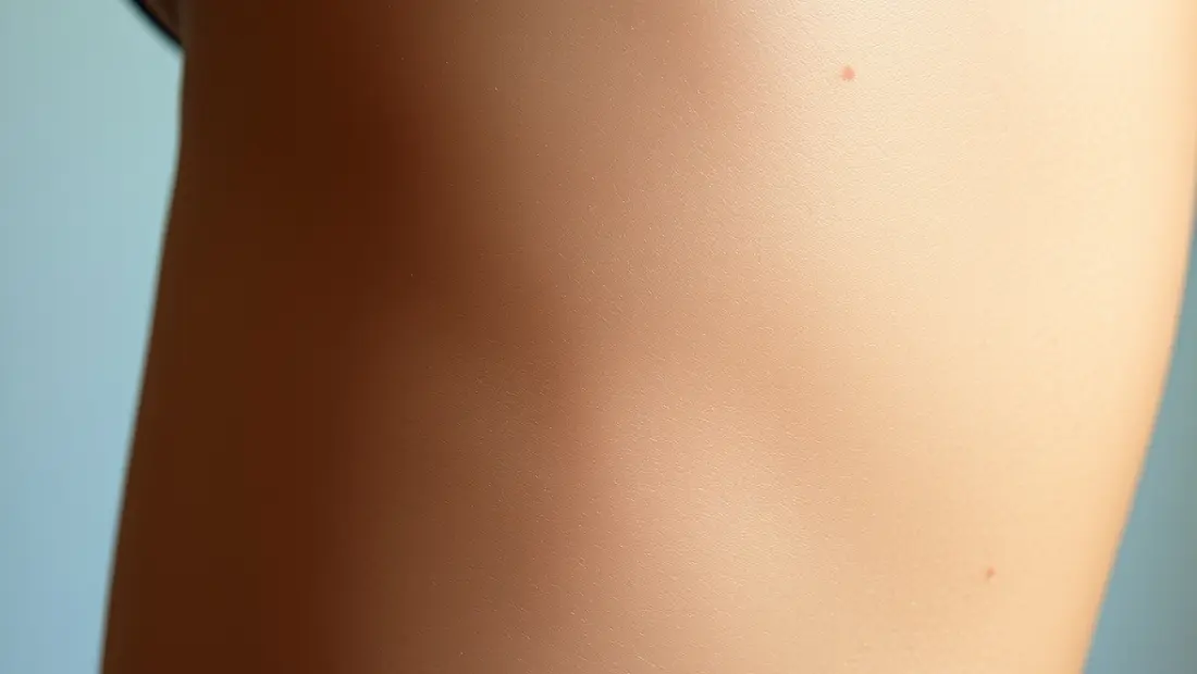 Cellulite sur jambe.