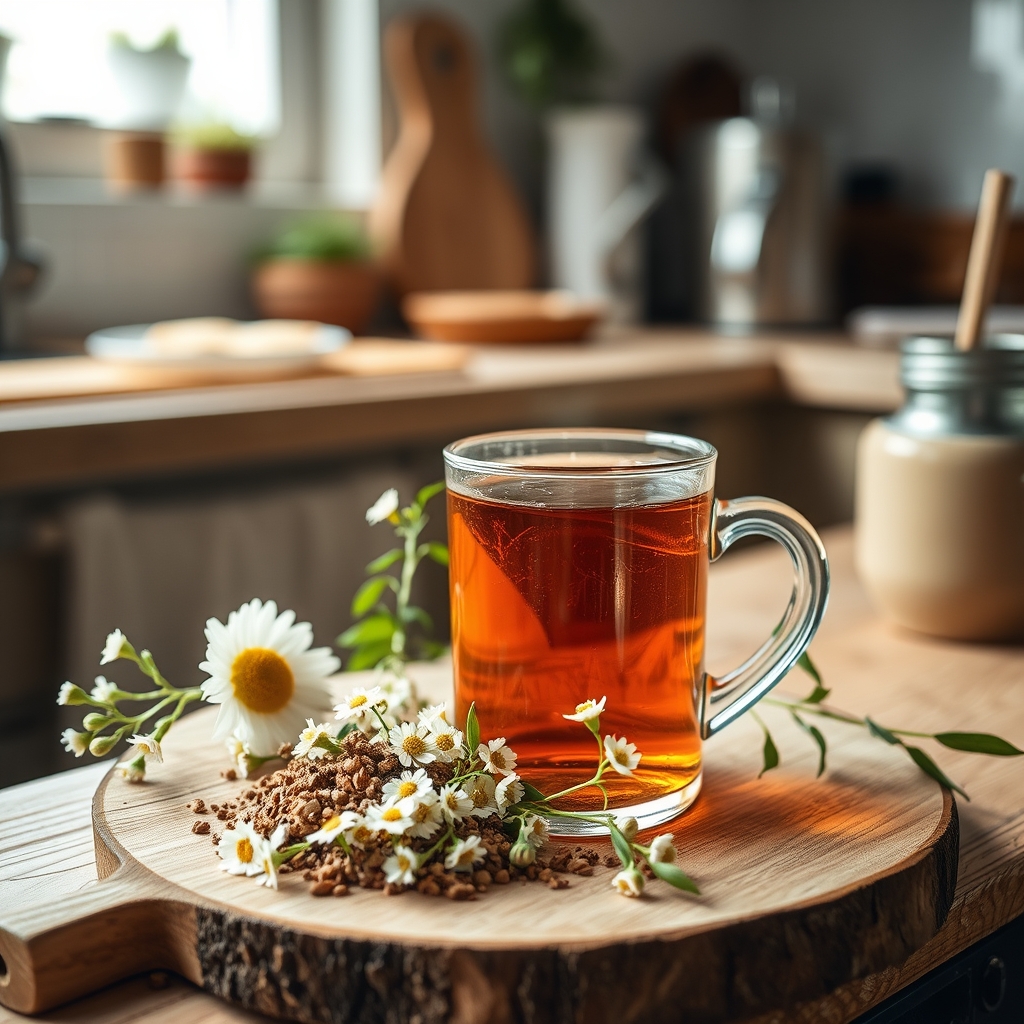 tisane camomille matricaire améliore votre sa — Développez connaissances usage
