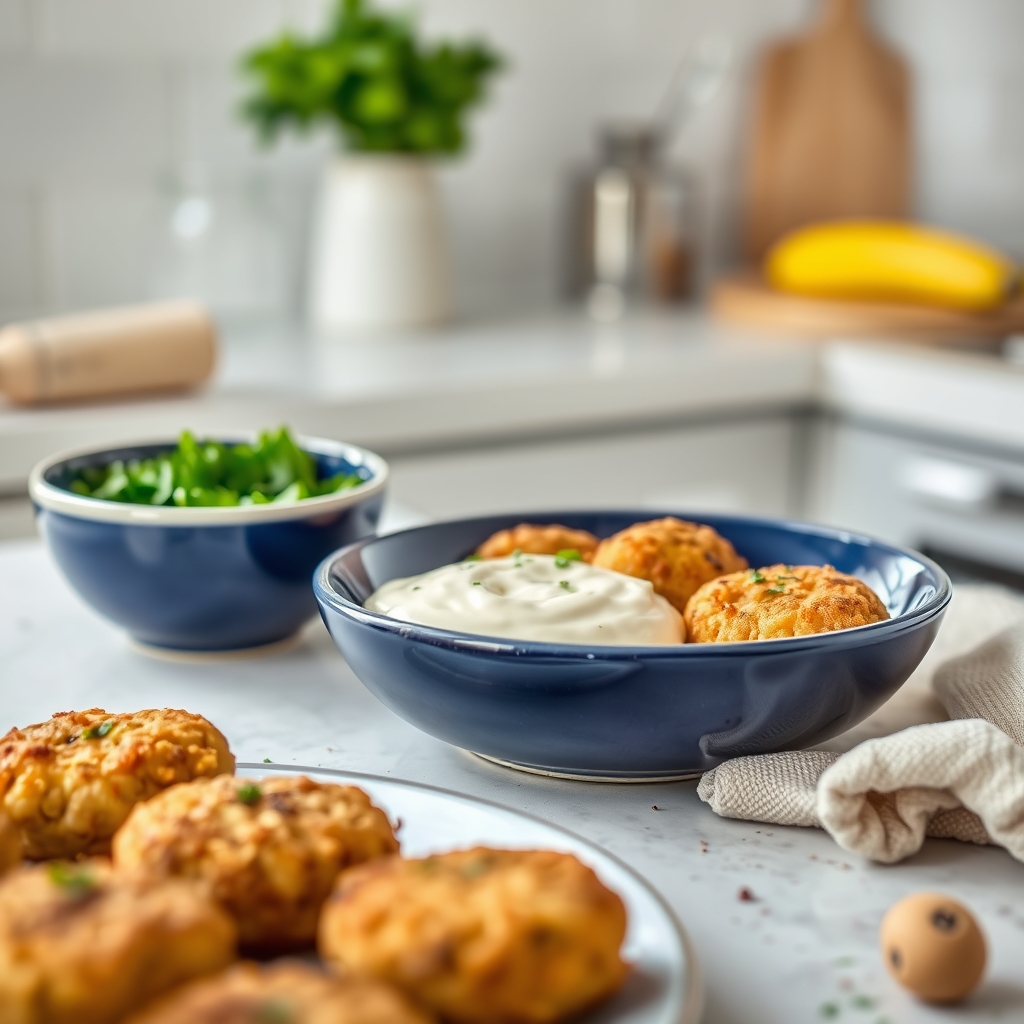 Croquettes croustillantes chou-fleur au cumin — Étapes préparation croquettes