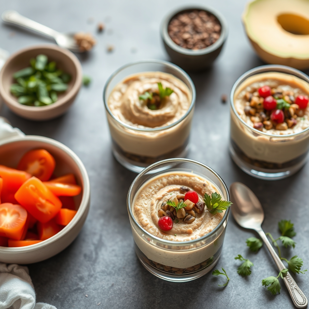 découvrez la délicieuse recette des verrines hoummous de lentilles, sublimée par le talent du chef régis marcon. une ent