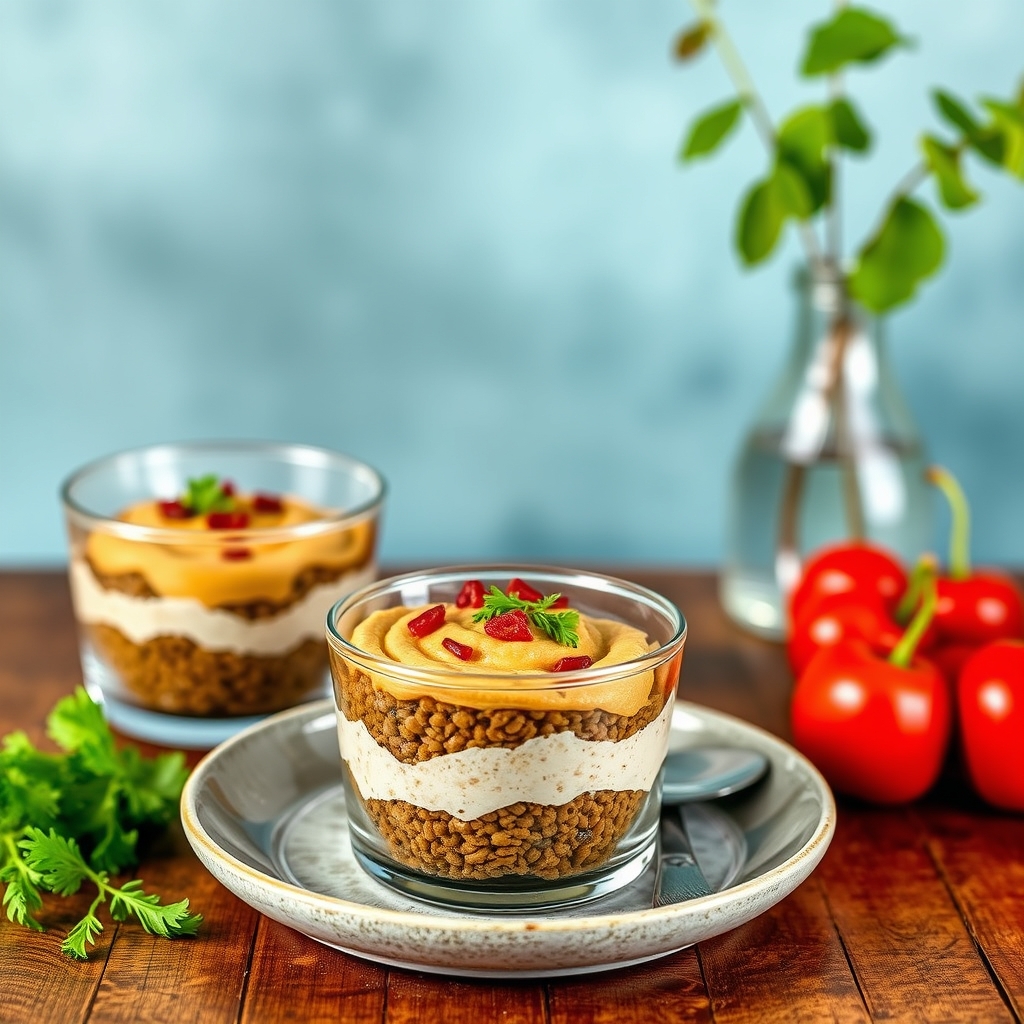 Découvrez la recette des verrines hoummous de lentilles par Régis Marcon