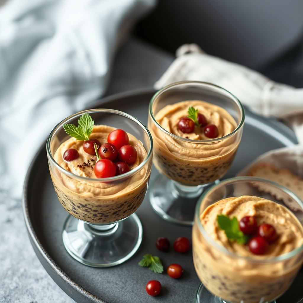 Découvrez la recette des verrines hoummous de lentilles par Régis Marcon
