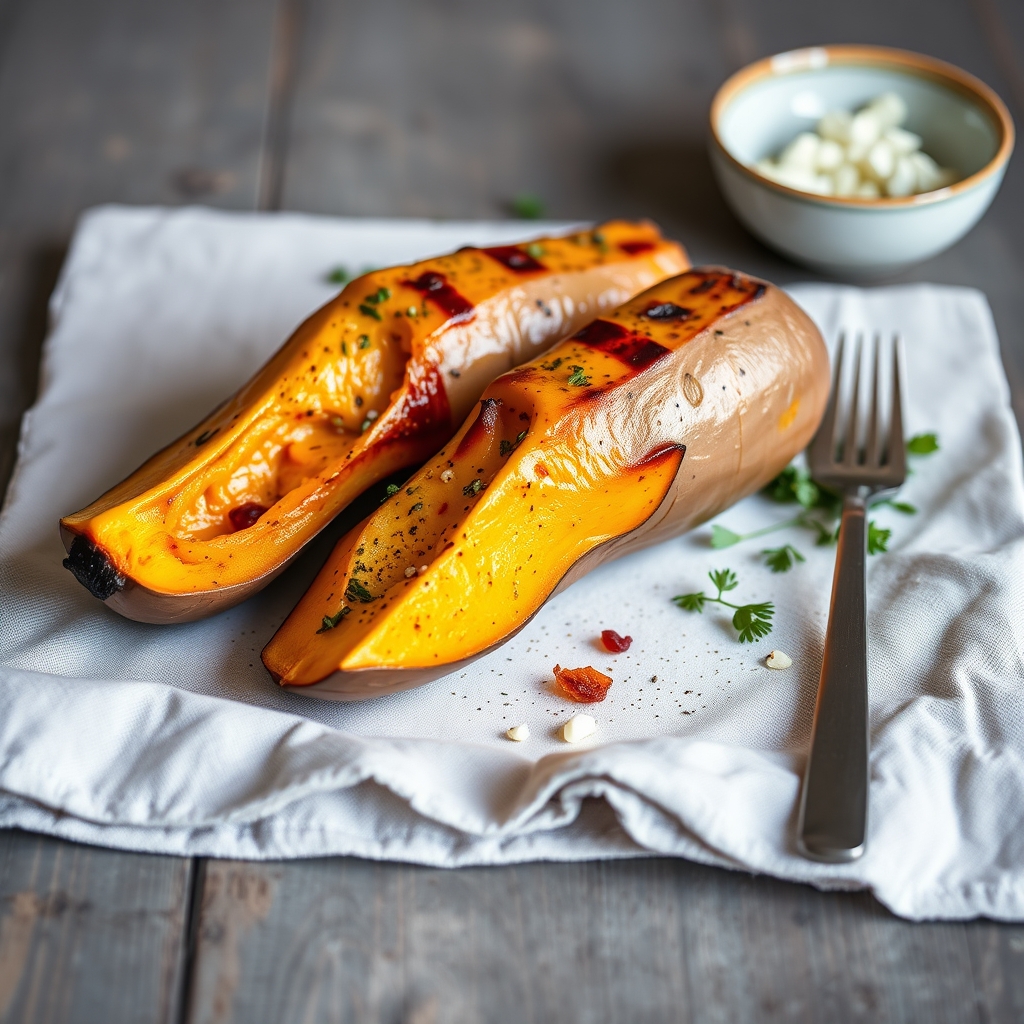 découvrez notre délicieuse recette de courge butternut rôtie au four : une préparation facile et savoureuse, idéale en a