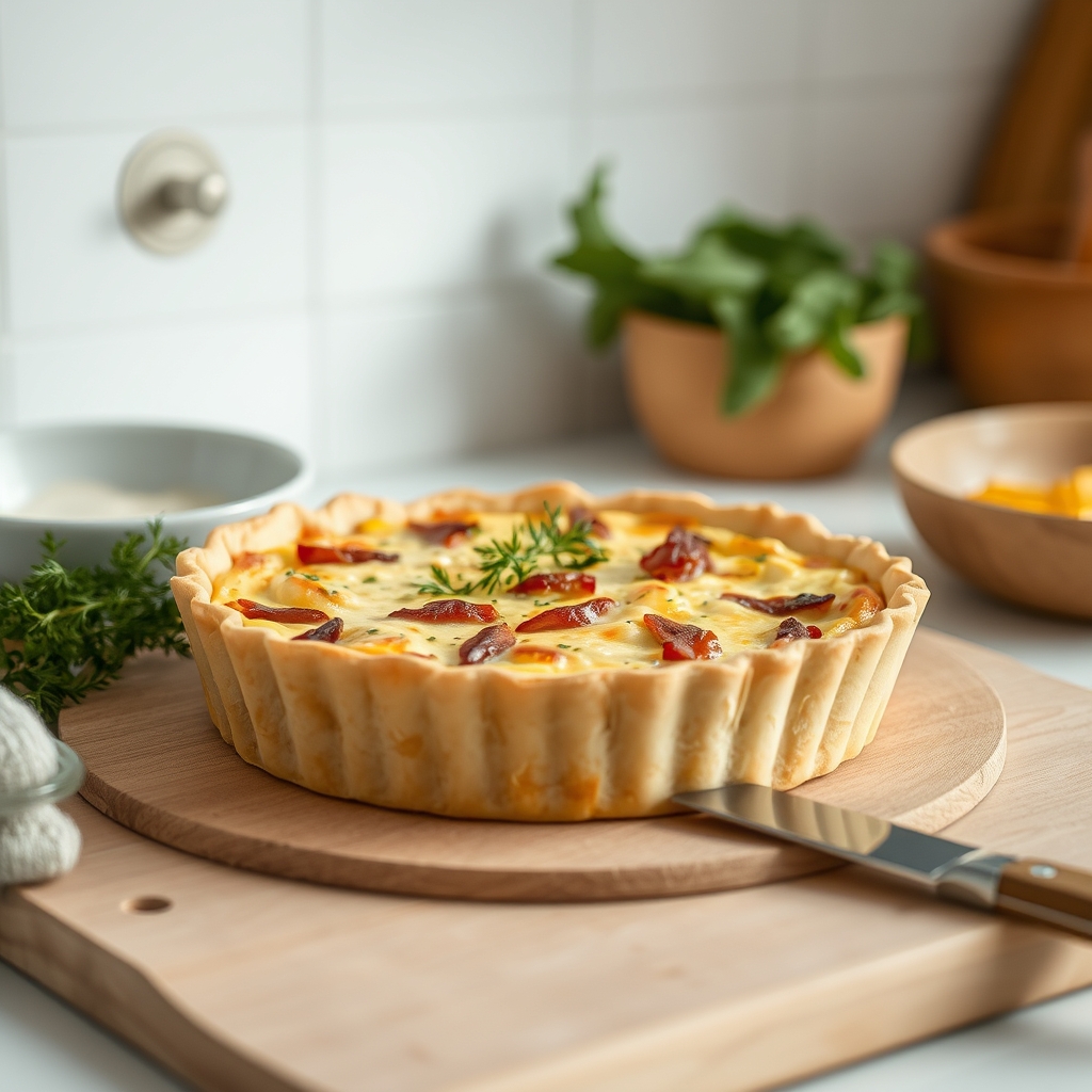 recette incontournable quiche aux poireaux, l — étapes préparation