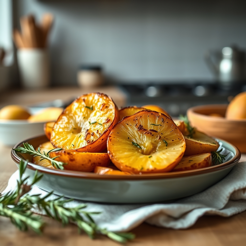 recette inédite pour pommes rôties dorées, dé — ingrédients essentiels