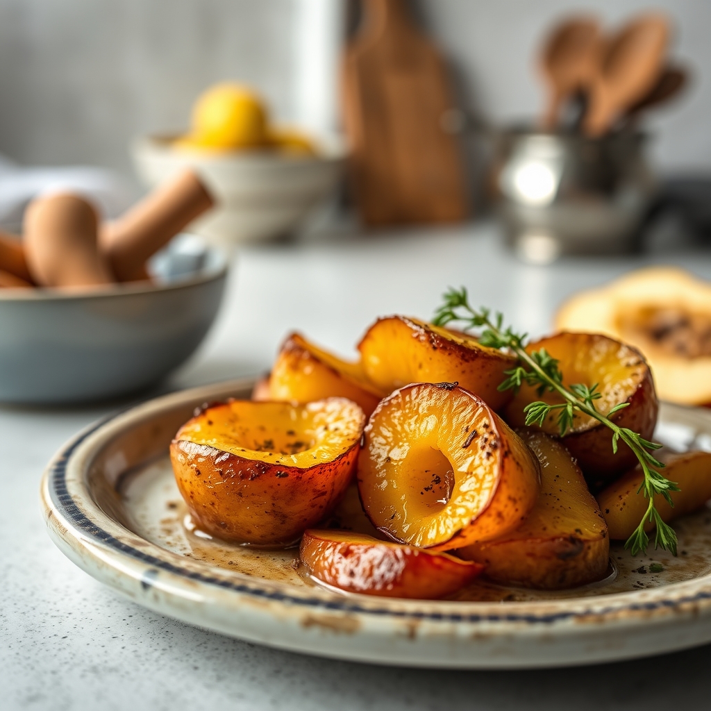 recette inédite pour pommes rôties dorées, dé — étapes réussir cuisson parfait