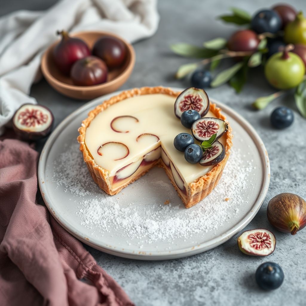 découvrez notre délicieuse recette de tarte poires figues, un dessert gourmand aux saveurs fruitées, facile à réaliser e