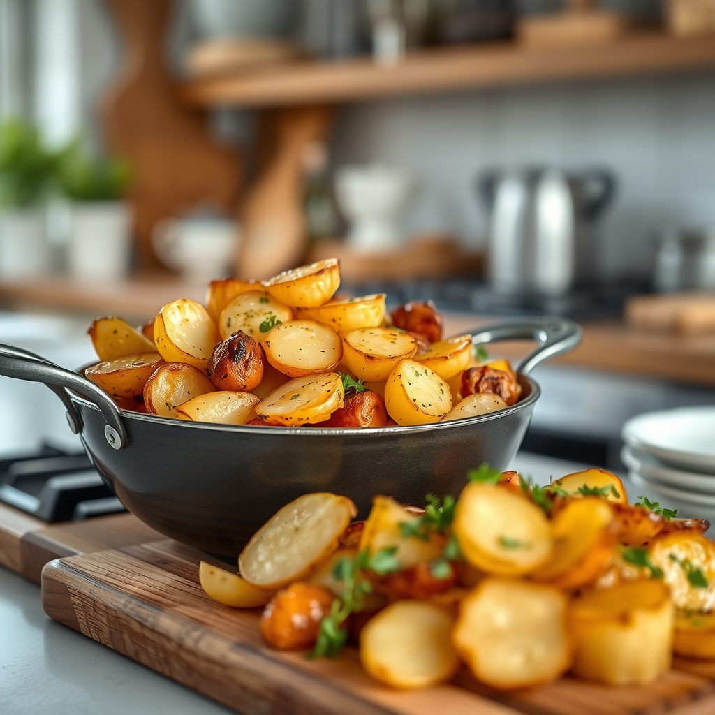 secret pommes terre sautées croustillantes co — Astuce supplémentaire pour poê