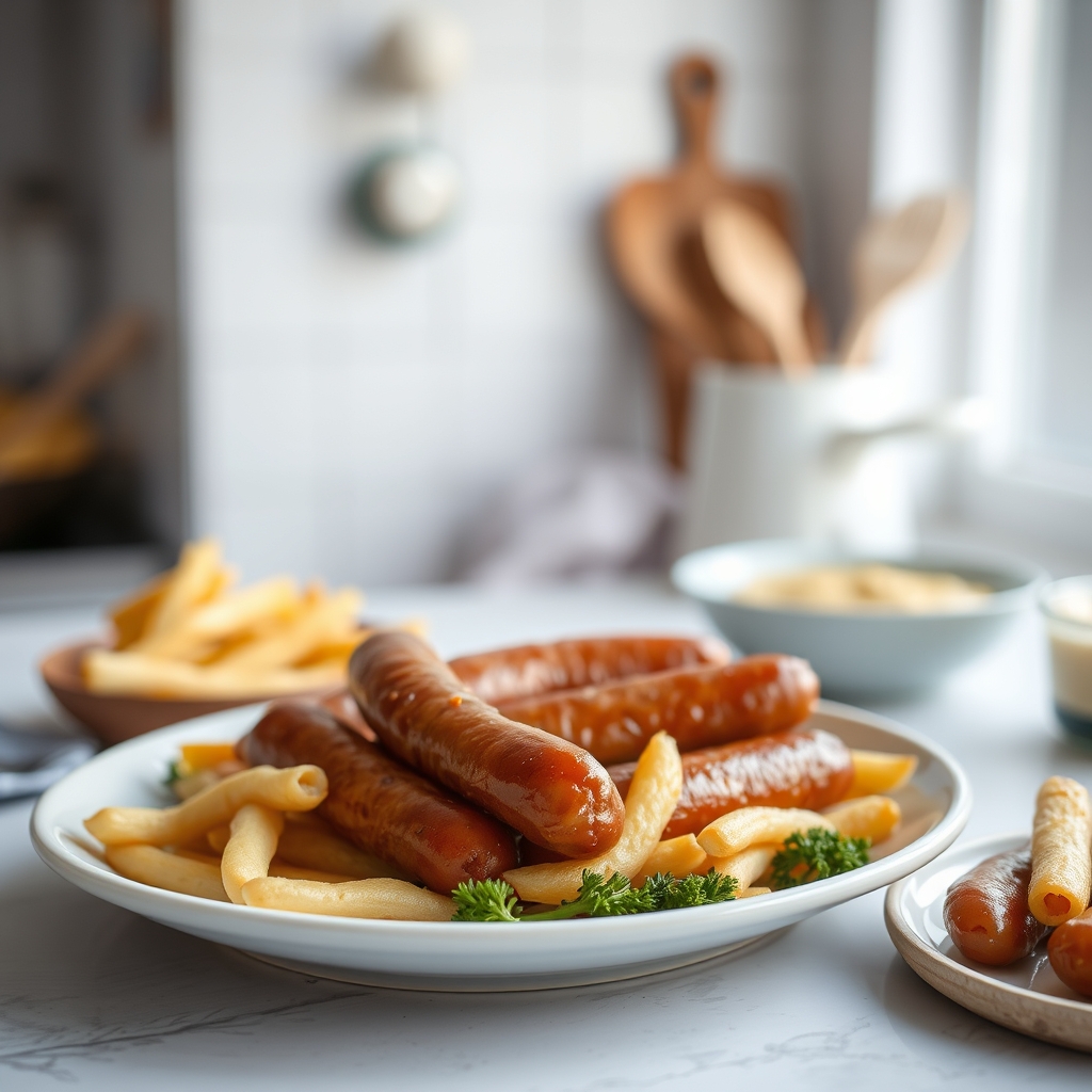 Cuisson saucisse Francfort méthode sûre — éviter que saucisses éclatent