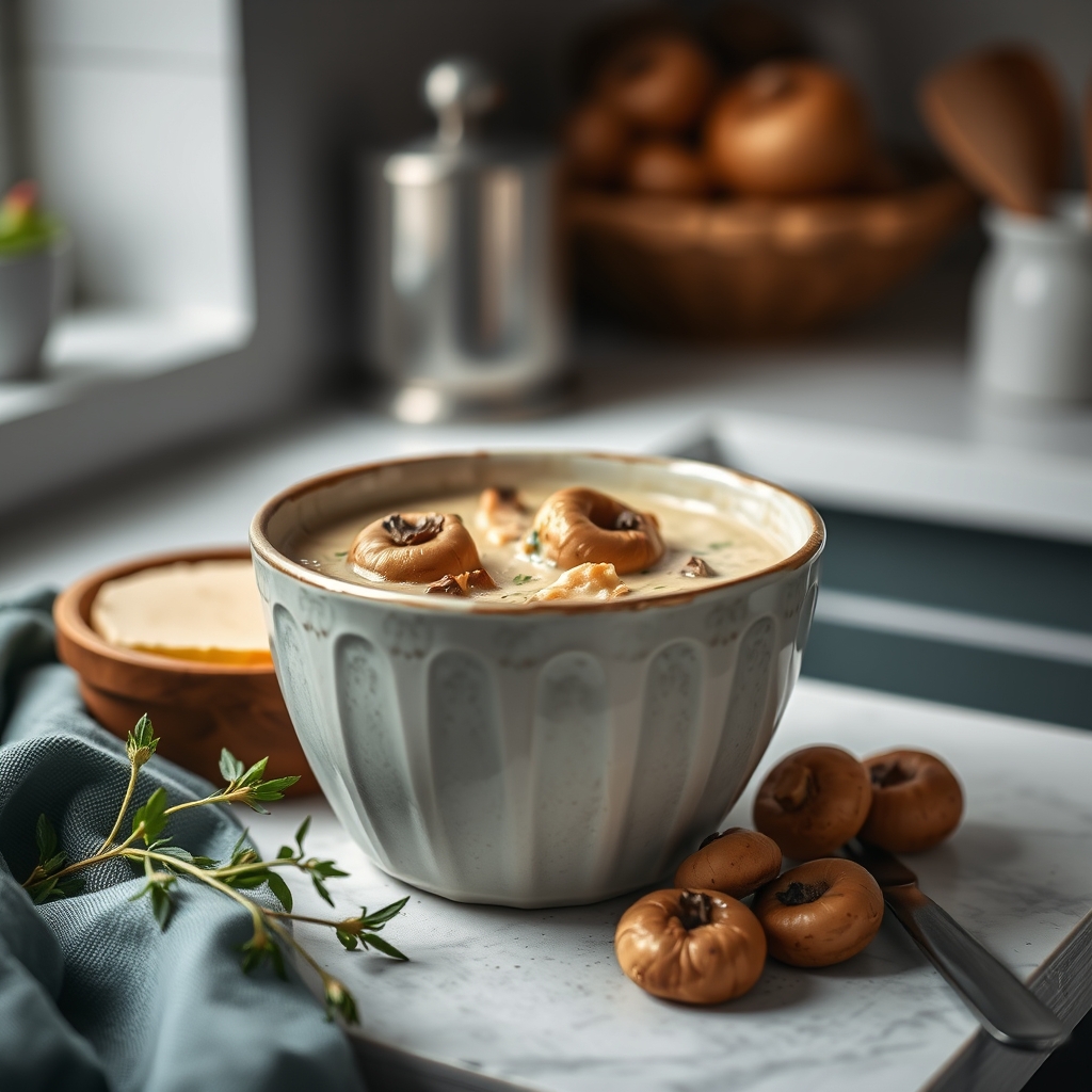 Délectez-vous avec ce velouté champignons rec — Sommaire