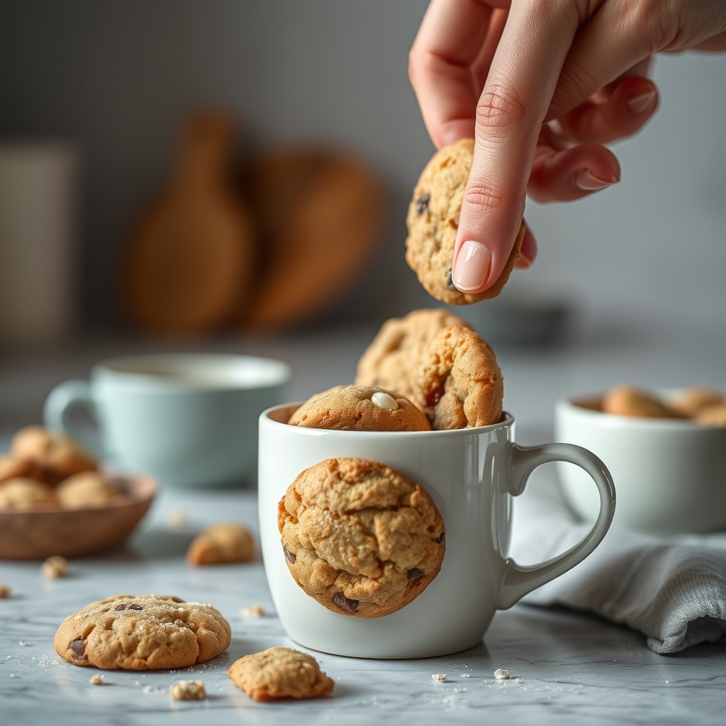 Gourmandise réconfortante préparez cookies dans  — Cassonade définition