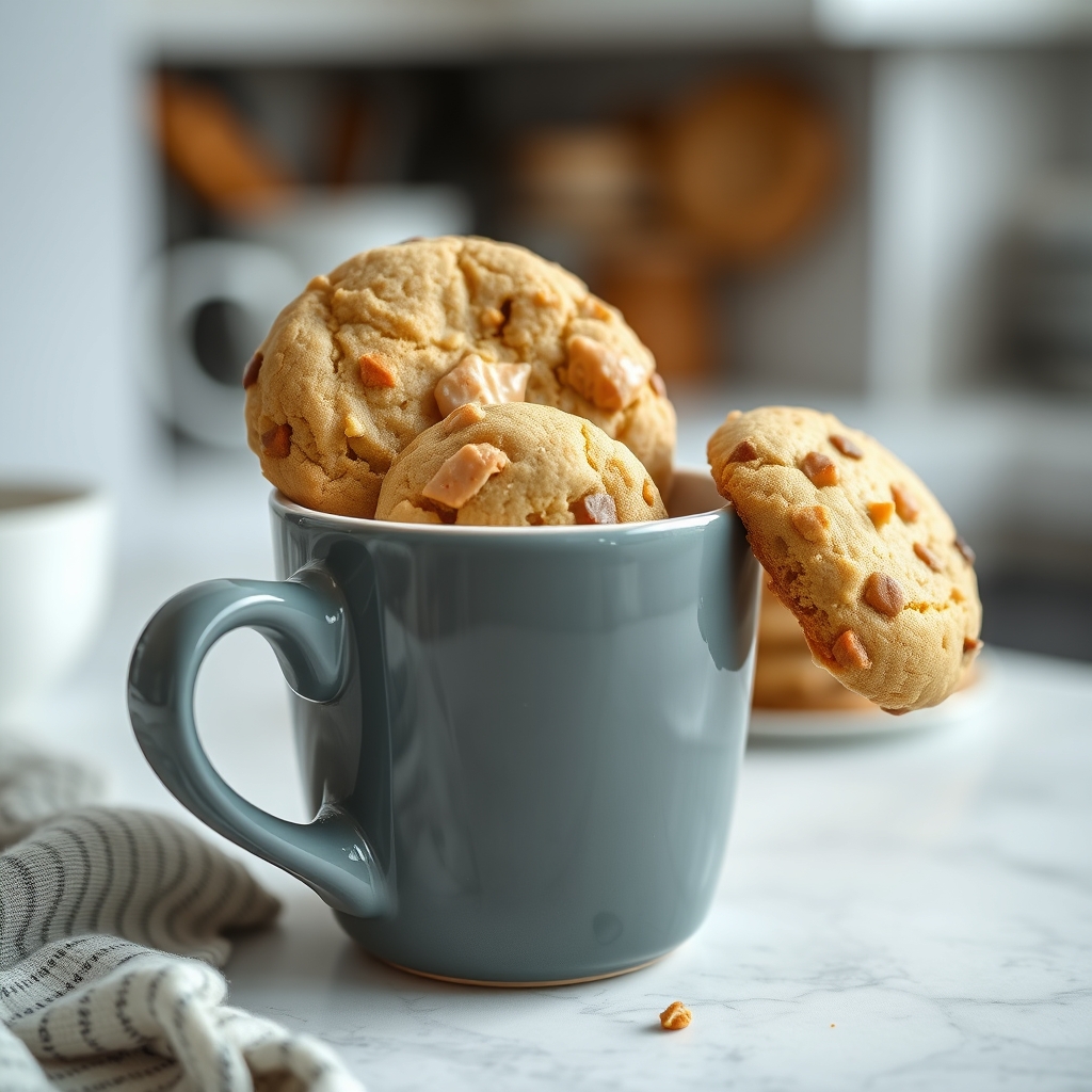 Gourmandise réconfortante préparez cookies dans  — Prix cookie