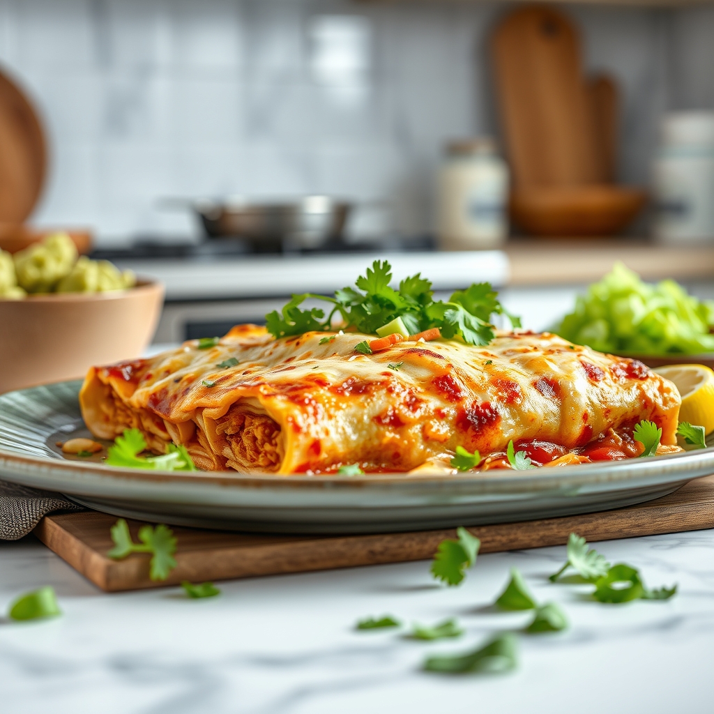 Incroyable mais vrai ces enchiladas au poulet — enchiladas plat emblématique c