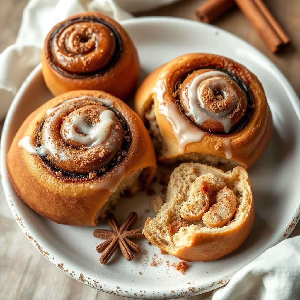 découvrez notre recette irrésistible de cinnamon rolls spéciale automne : des brioches moelleuses à la cannelle, relevée