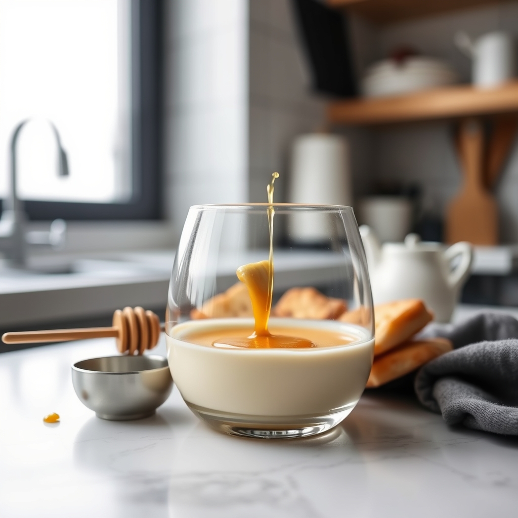 Lait au miel recette savoureuse à explorer — Quinte toux