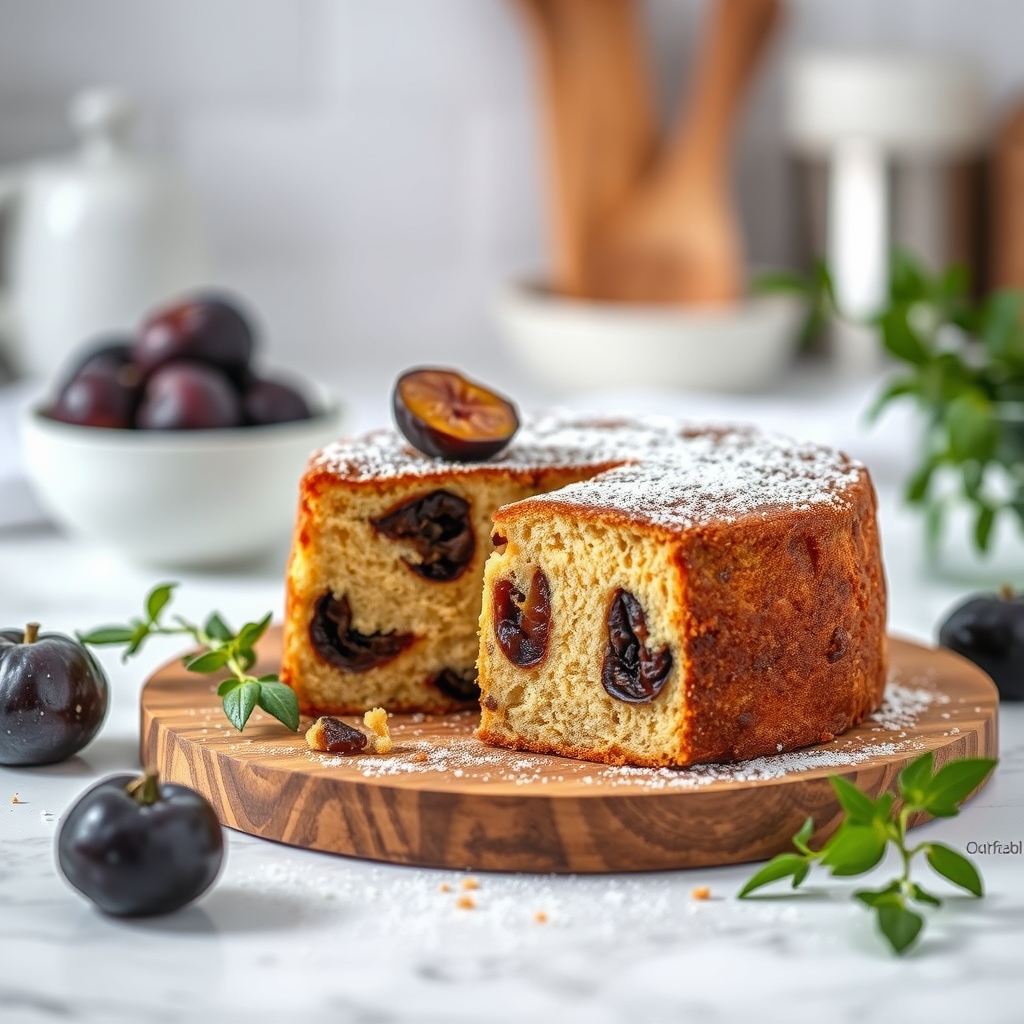délice automnal gâteau moelleux aux prunes ma — Ingrédients