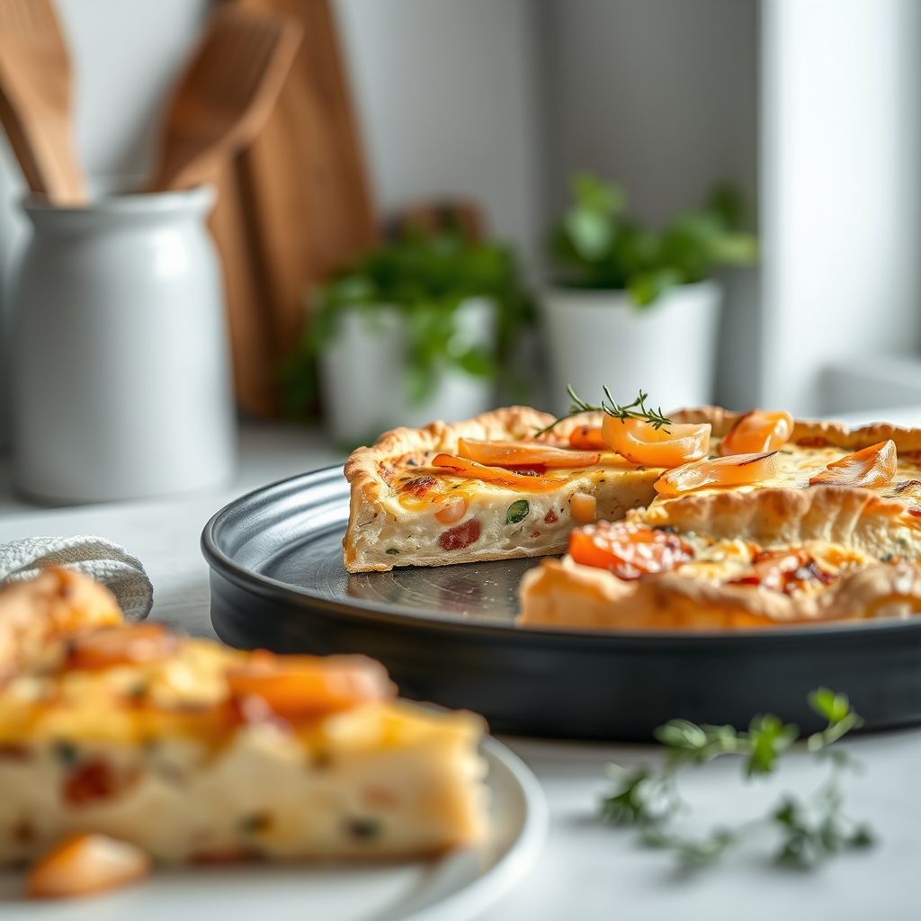 festin express quiche sans pâte poireaux-saum — accompagner votre quiche pour