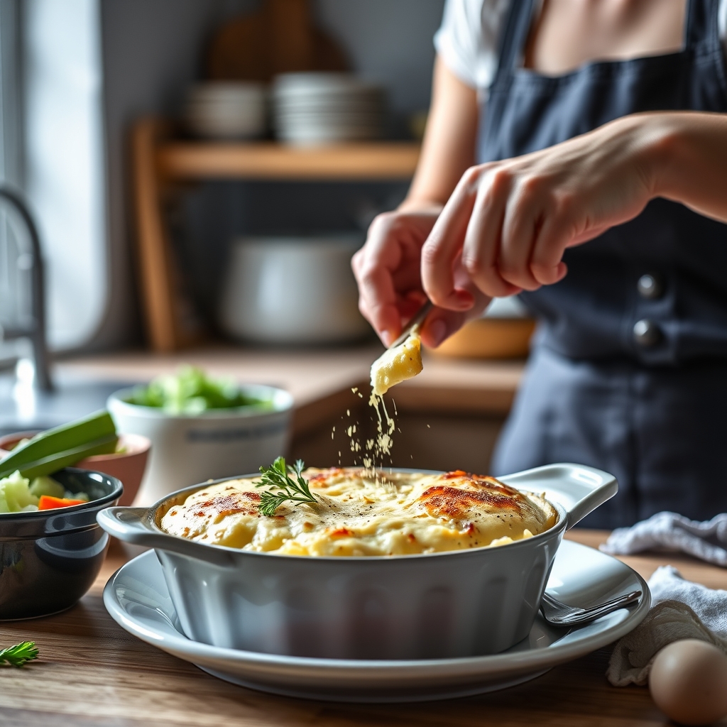 gratin pâtes fondant recette héritée ma belle — Préparation astuces pour cuiss
