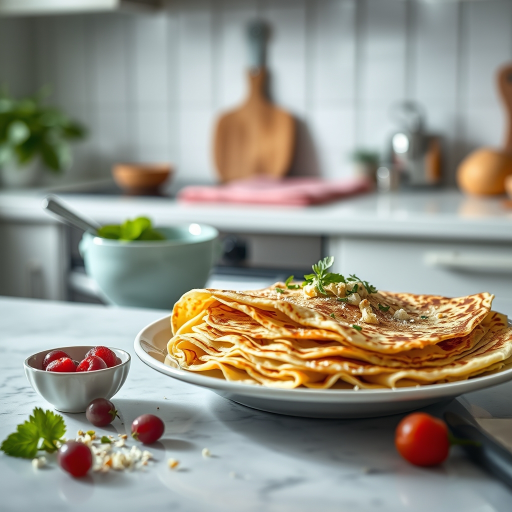 L'importance levure dans préparation crêpes — Faut-il levure dans crêpes