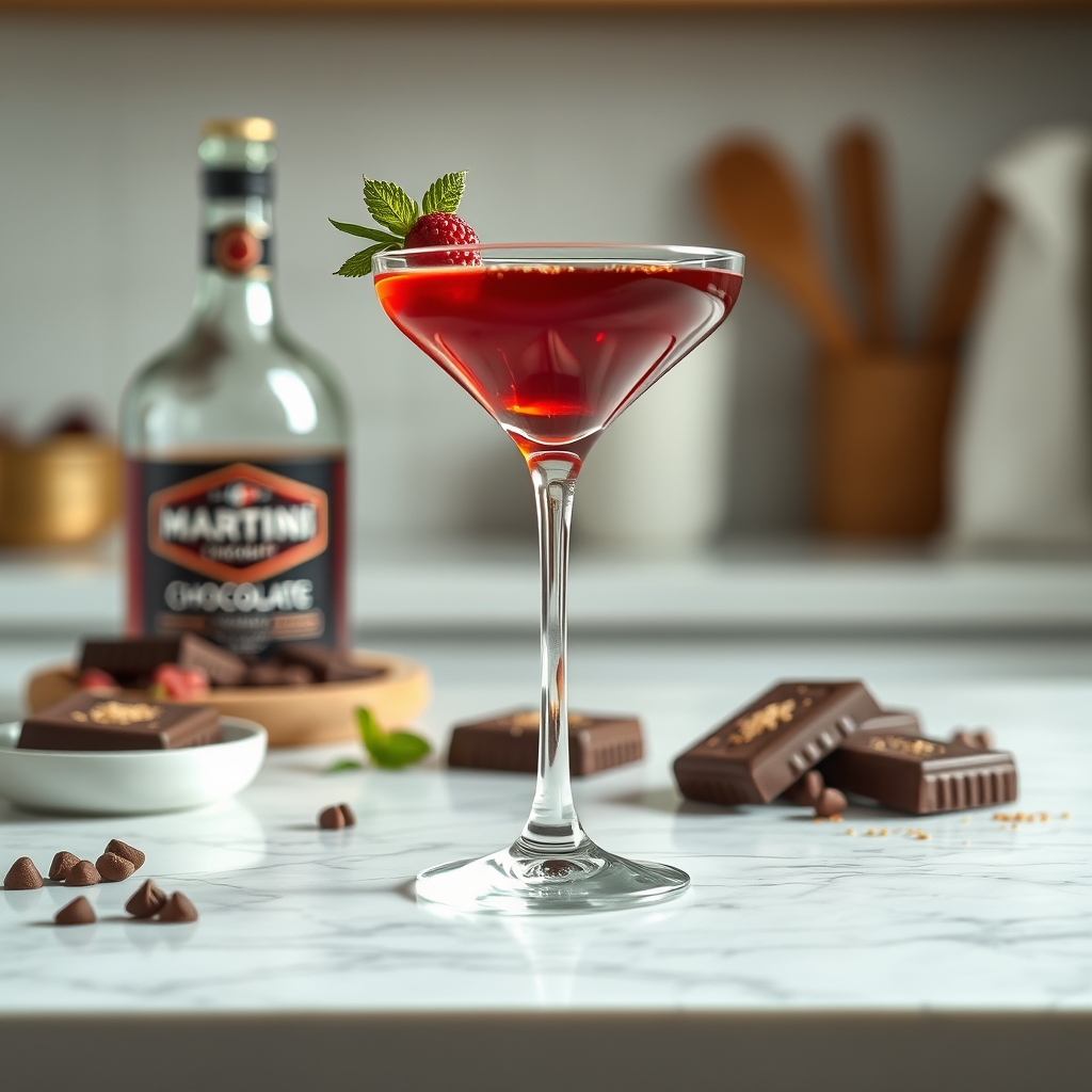 Martini chocolat réinventé secret épicé qui s — Accords Gourmands avec Martini