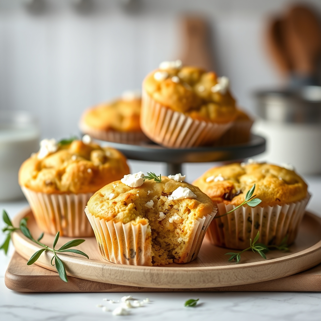 Muffins dorés apéritif original alliant douce — Variations possibles