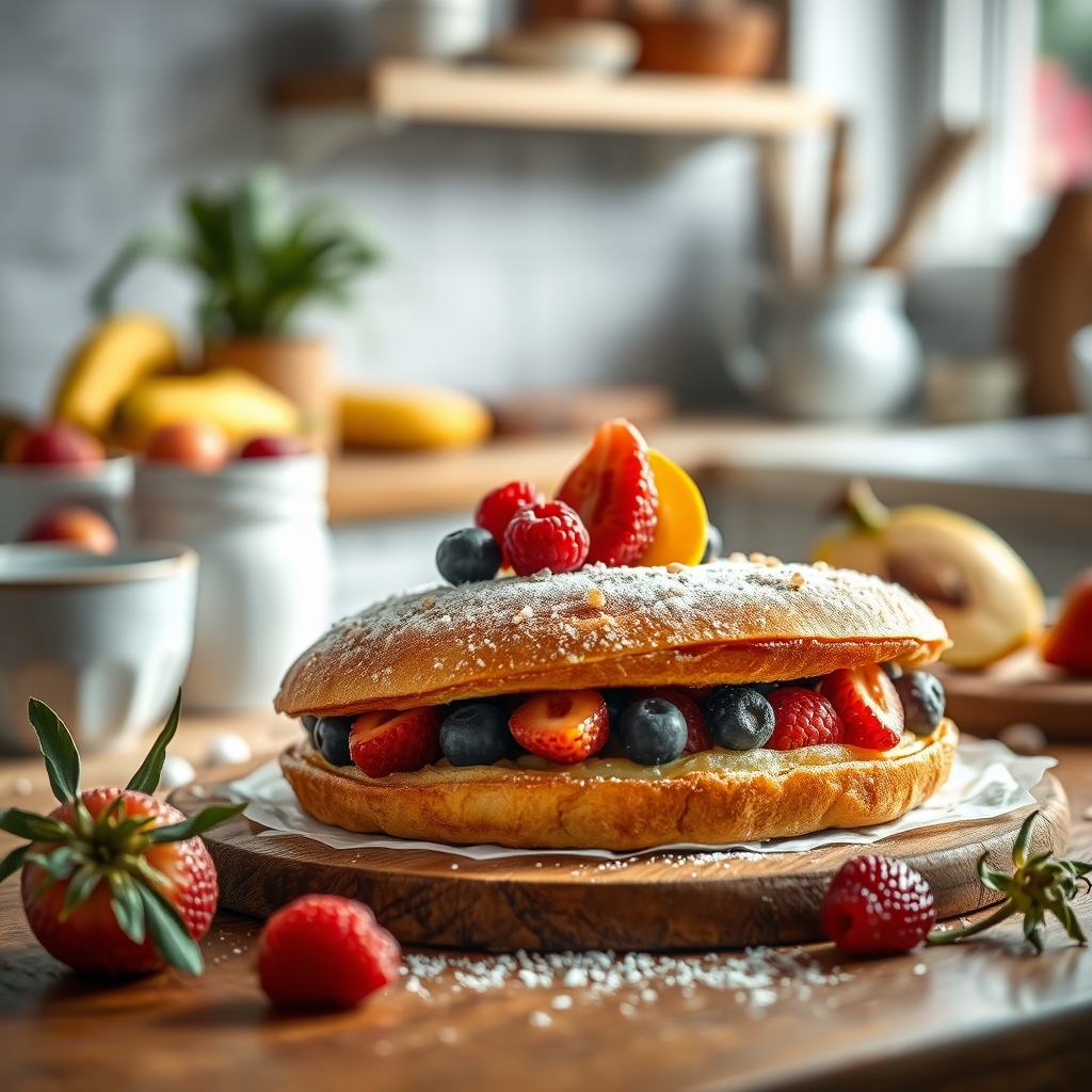 Notre recette gaufres arc-en-ciel parfaites a — préparation conservation fruit