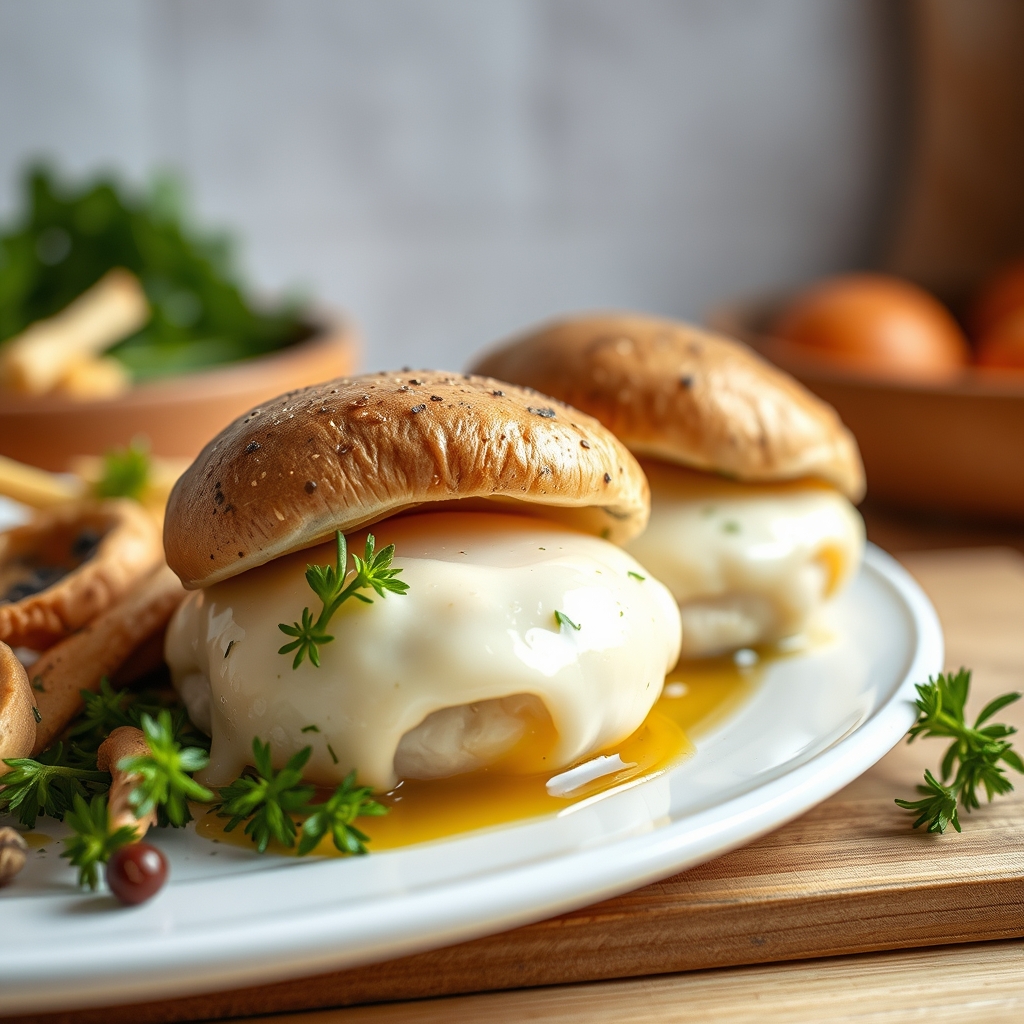 Œufs brouillés ultra crémeux aux champignons — Ingrédients essentiels pour œu