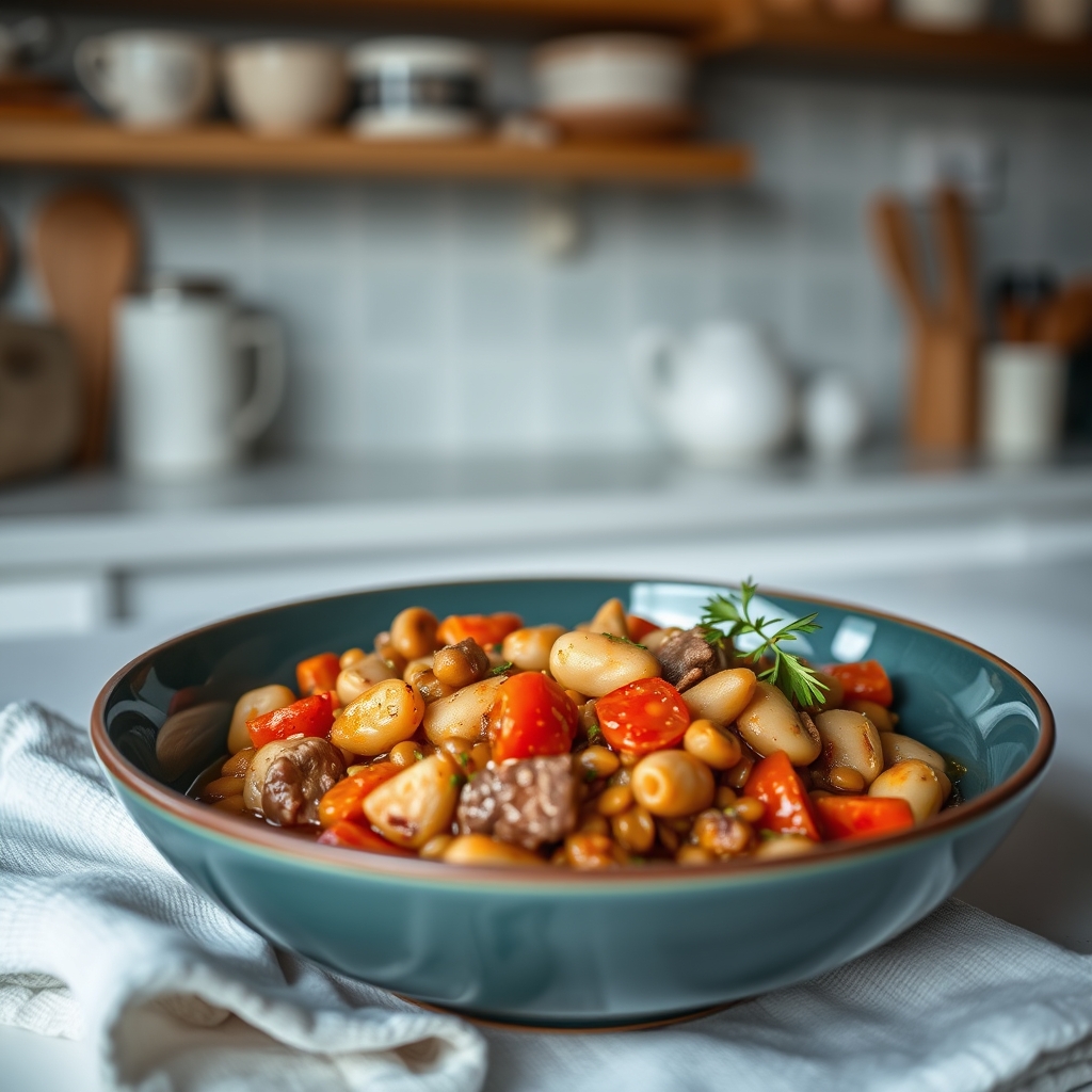 Fabada asturienne origines vraie recette — Quelle viande avec haricot bla