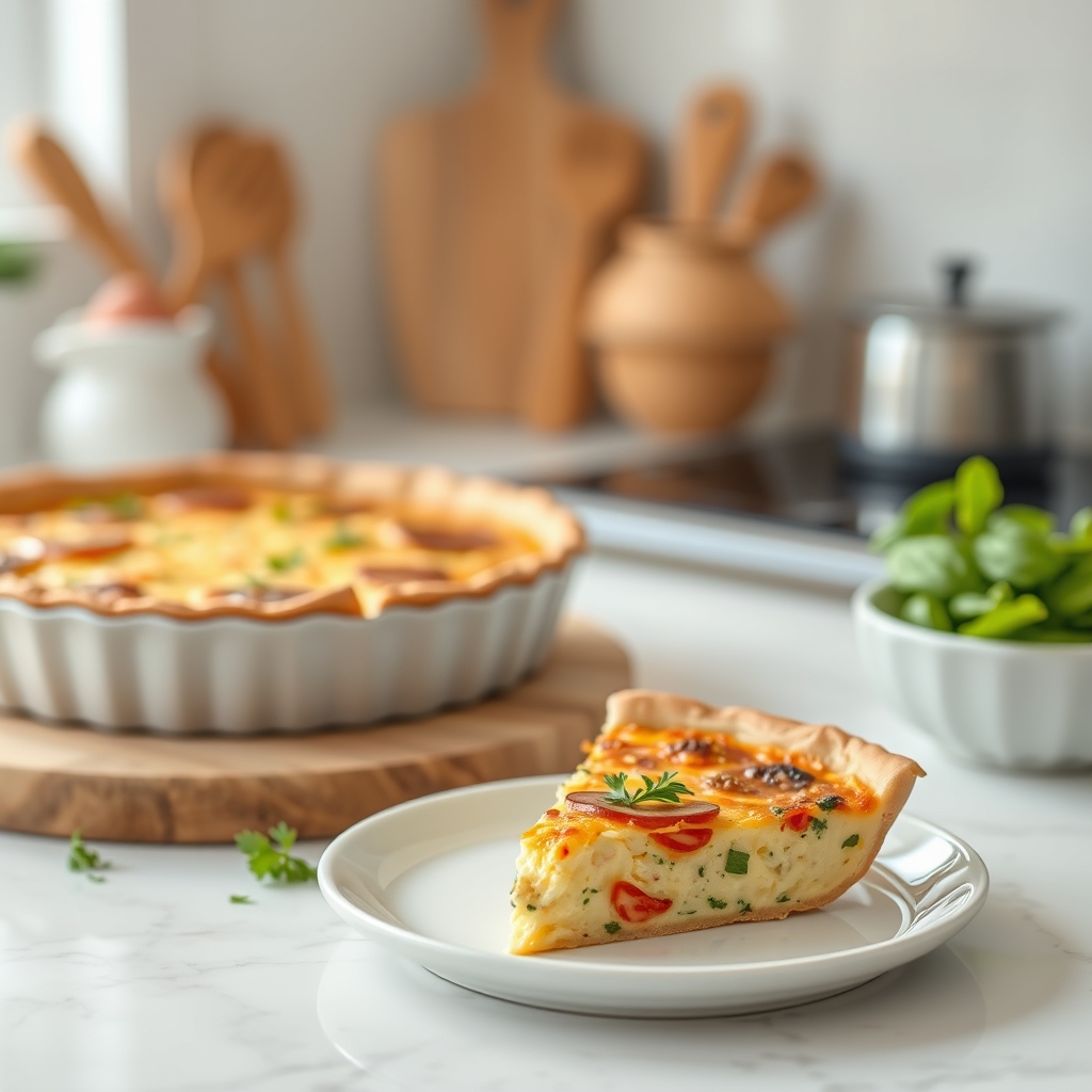 par quoi remplacer oeufs dans quiche — Quiche Lorraine