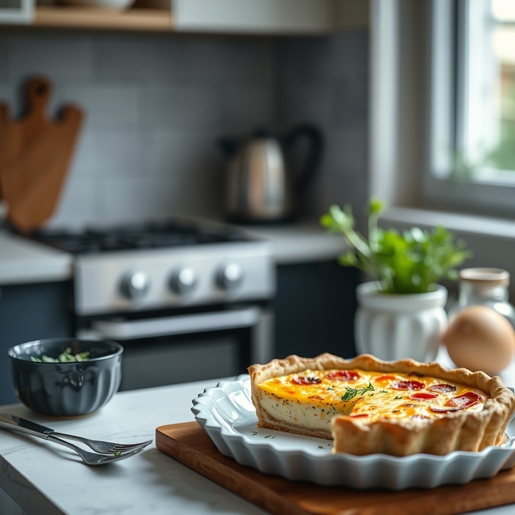 par quoi remplacer oeufs dans quiche — Quiche au thon