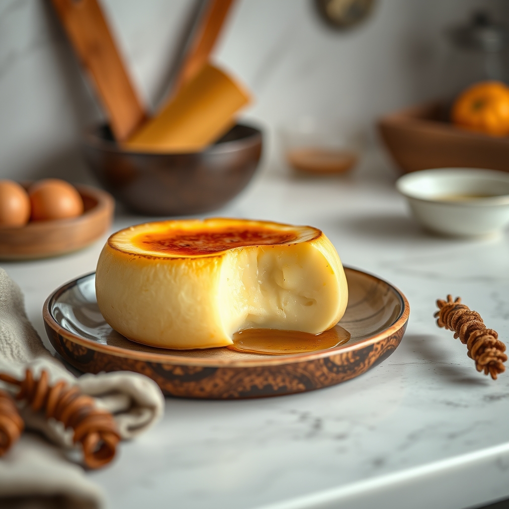 Patate douce en version crème brûlée douceur — mariage saveurs patate douce c