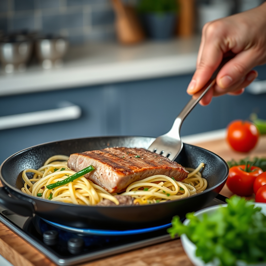Préparation savoureuse filet julienne sauté à po — Quelle est meilleure recette julie