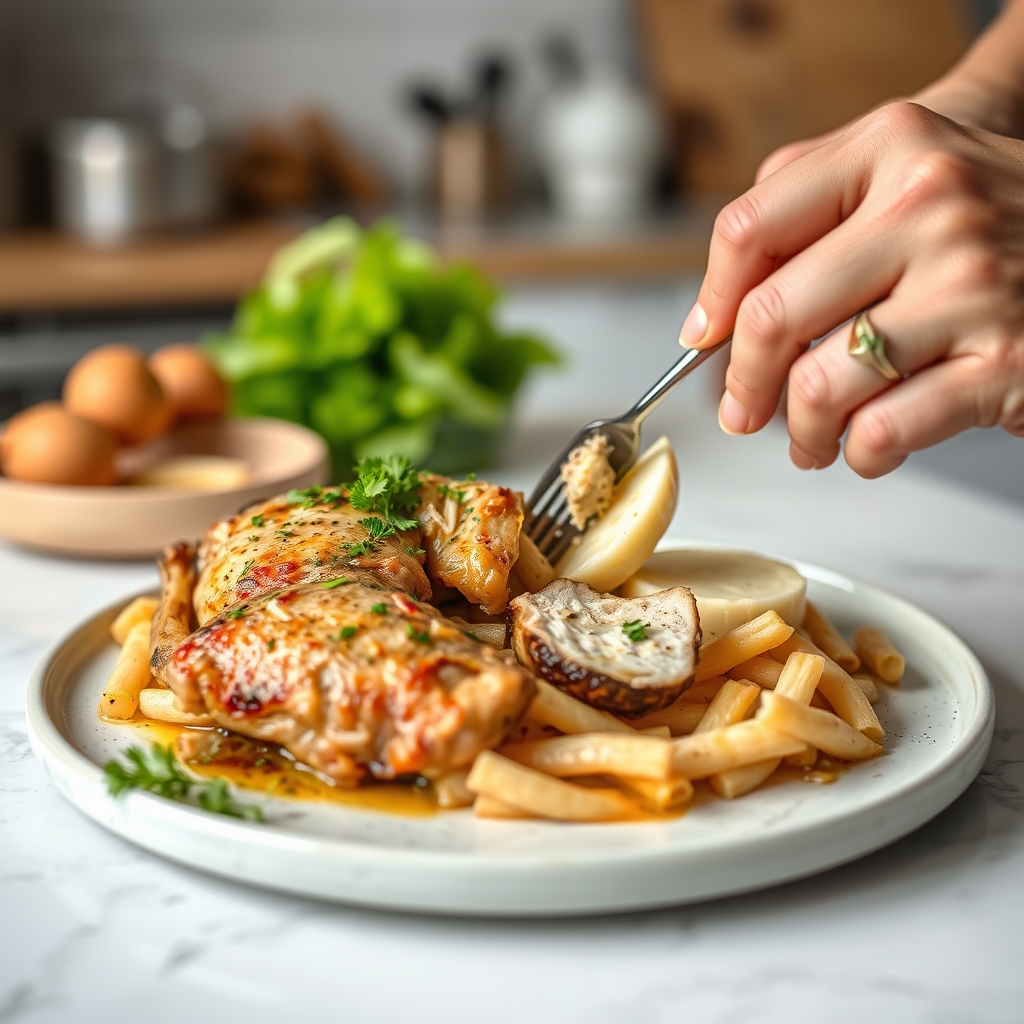 Préparation savoureuse mafé poulet — Que faire avec beurre cacahuèt