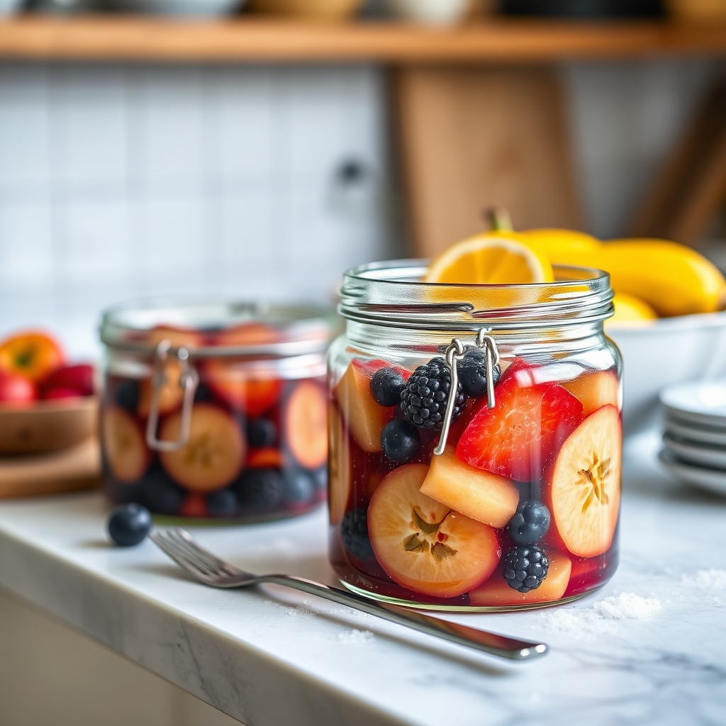 Préserver saveur fruits d'été Guide pratique  — Méthode 2 congélation avec suc