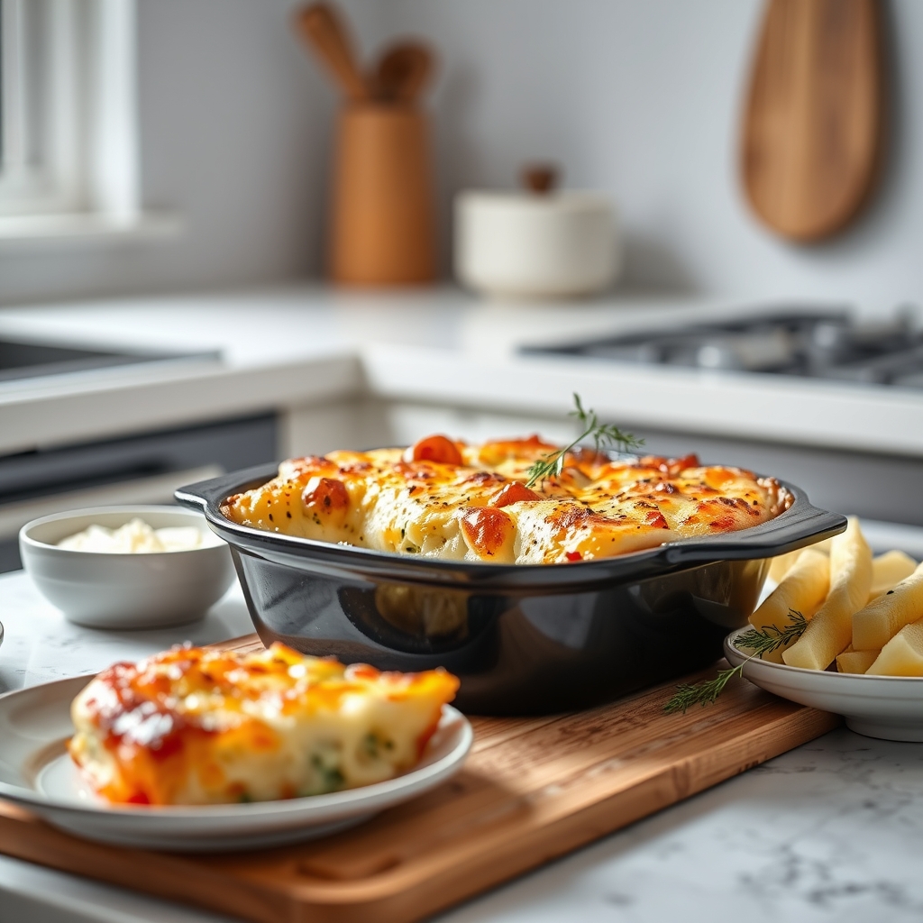 Quatre ingrédients seulement recette express — Cette recette express gratin p