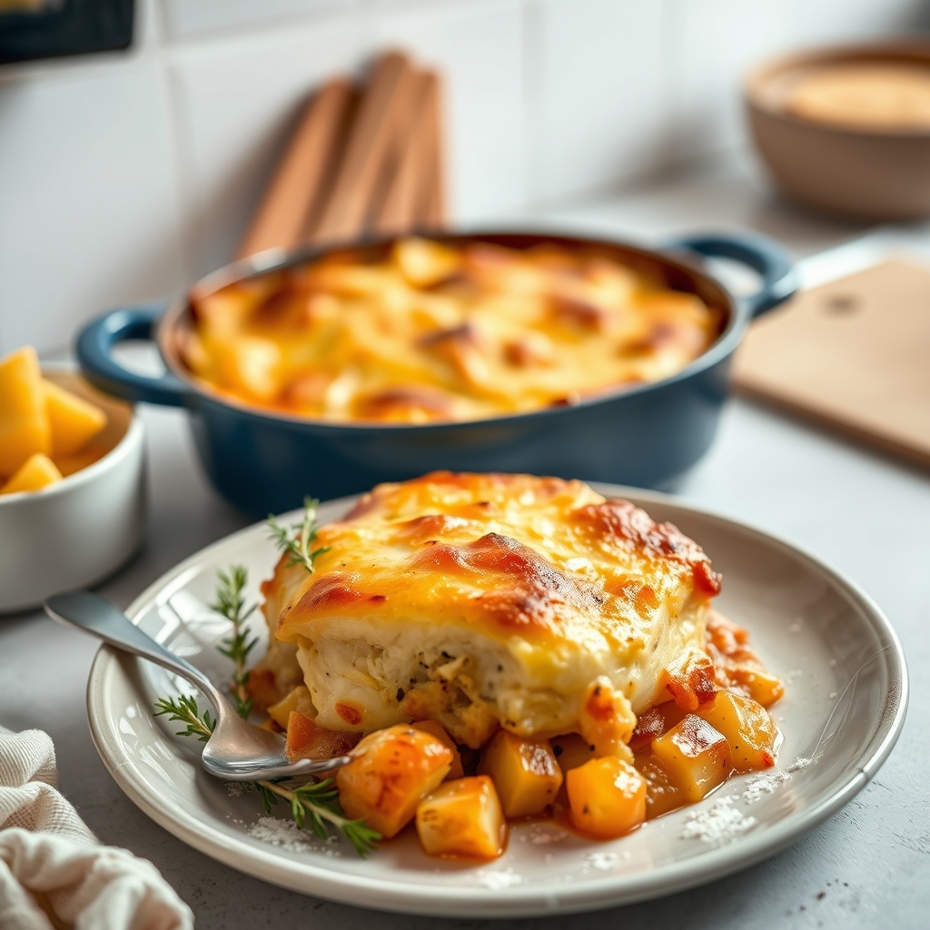 Quatre ingrédients seulement recette express — secrets pour obtenir gratin ul