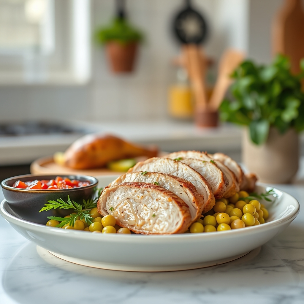 Ramadan 5 recettes poulet à préparer veille p — Poulet mijoté aux épices pois