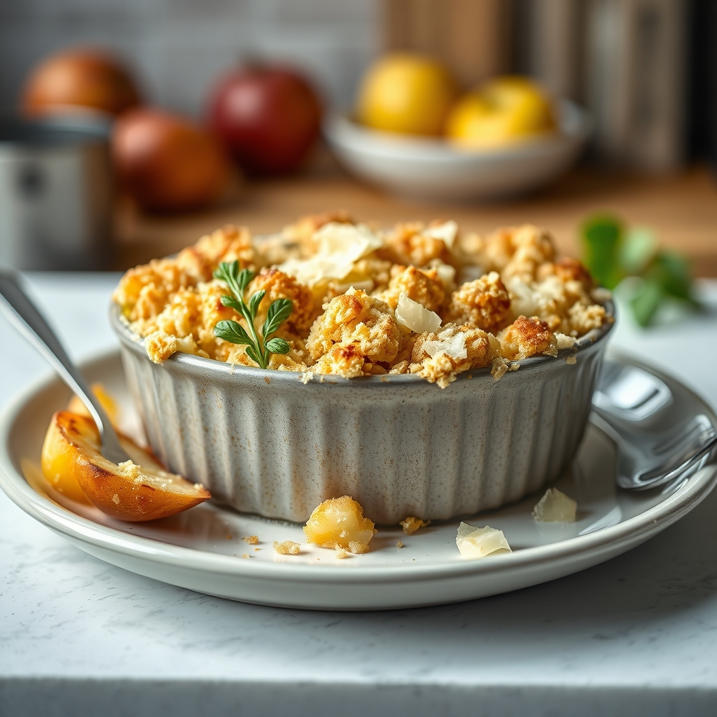 Recette express crumble salé irrésistiblement — Quelle pomme pour crumble