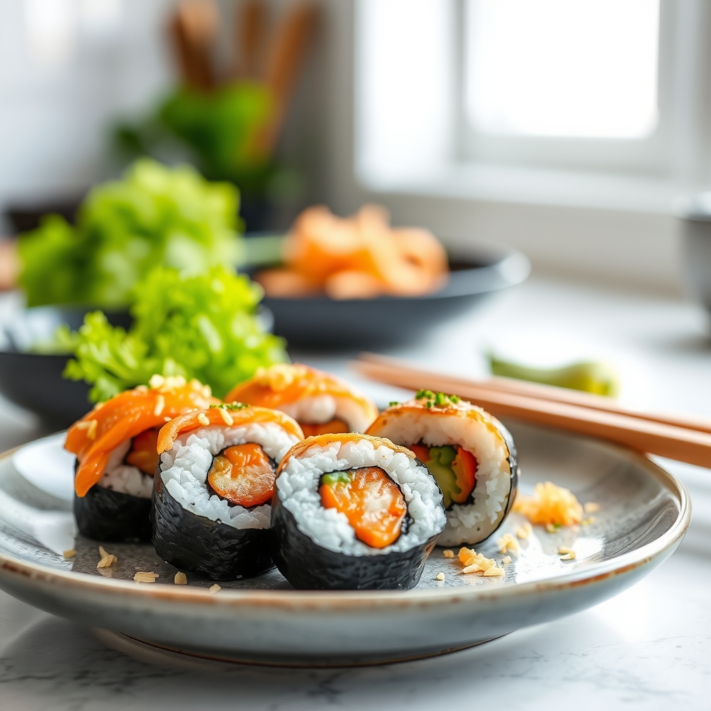 Riz collant, poisson suspect, texture gâchée — Riz pour sushis choisir, cuire