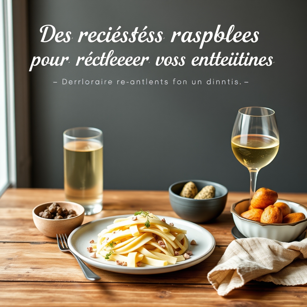 découvrez nos recettes rapides pour un dîner détente facile et savoureux, parfaites pour se relaxer après une longue jou