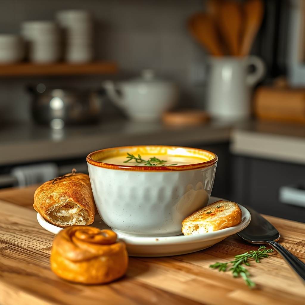 Soupe à l’oignon gratinée façon bistrot croût — ingrédients nécessaires pour m