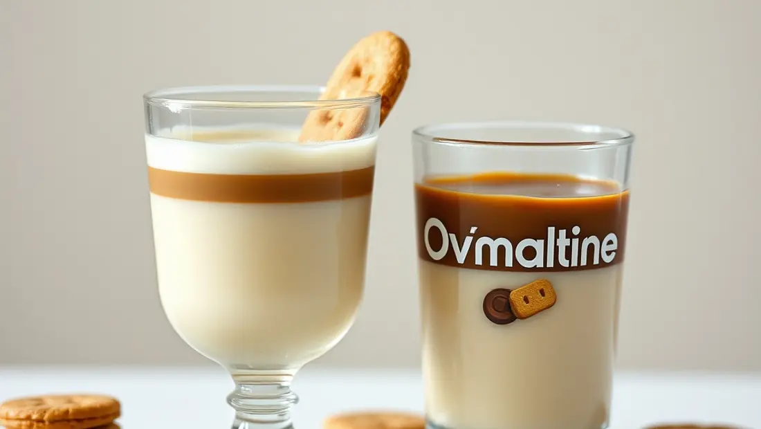 Boissons et aliments dans un verre à manger