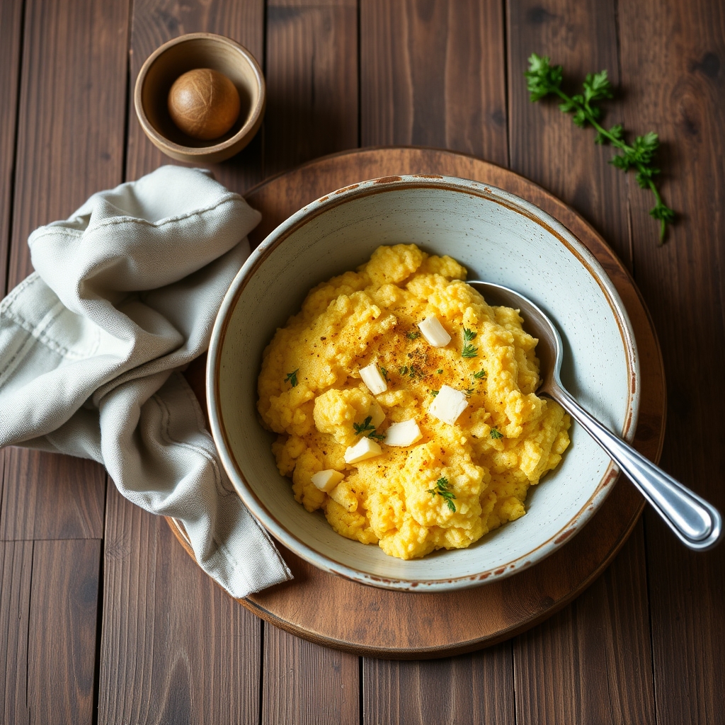 découvrez notre recette rapide de gratin poêlé de polenta au gorgonzola et noix, prête en seulement 20 minutes pour un d