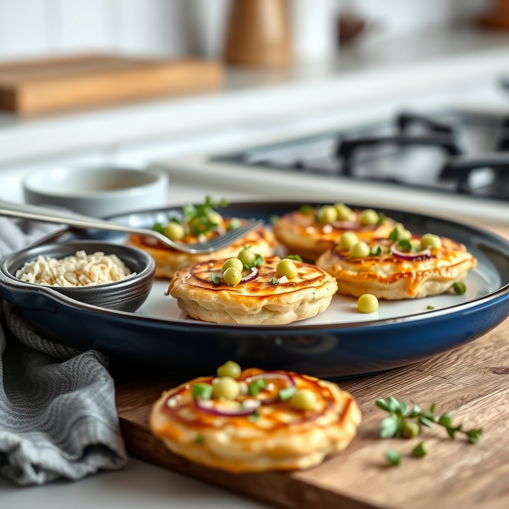 délice hebdomadaire galettes protéinées pois  — que faire avec reste purée poi