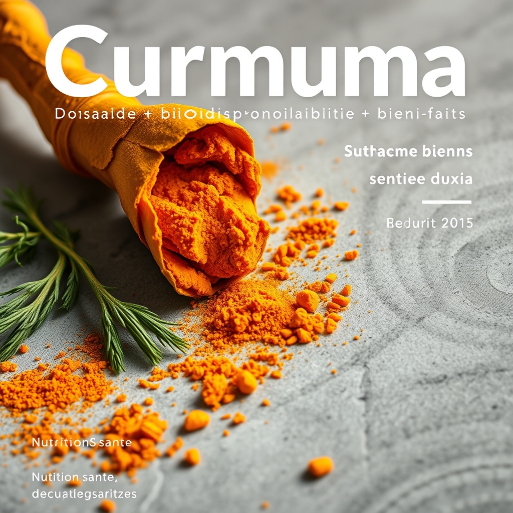 Curcuma : découvrez les bienfaits et le dosage optimal pour votre santé