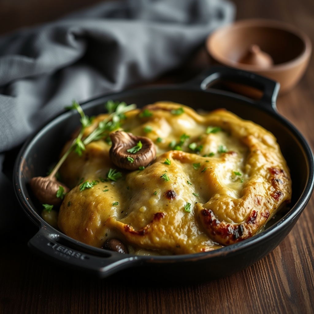 Préparation des Champignons à la Franc-Comtoise · recette croûte aux champignons franc-comtoise