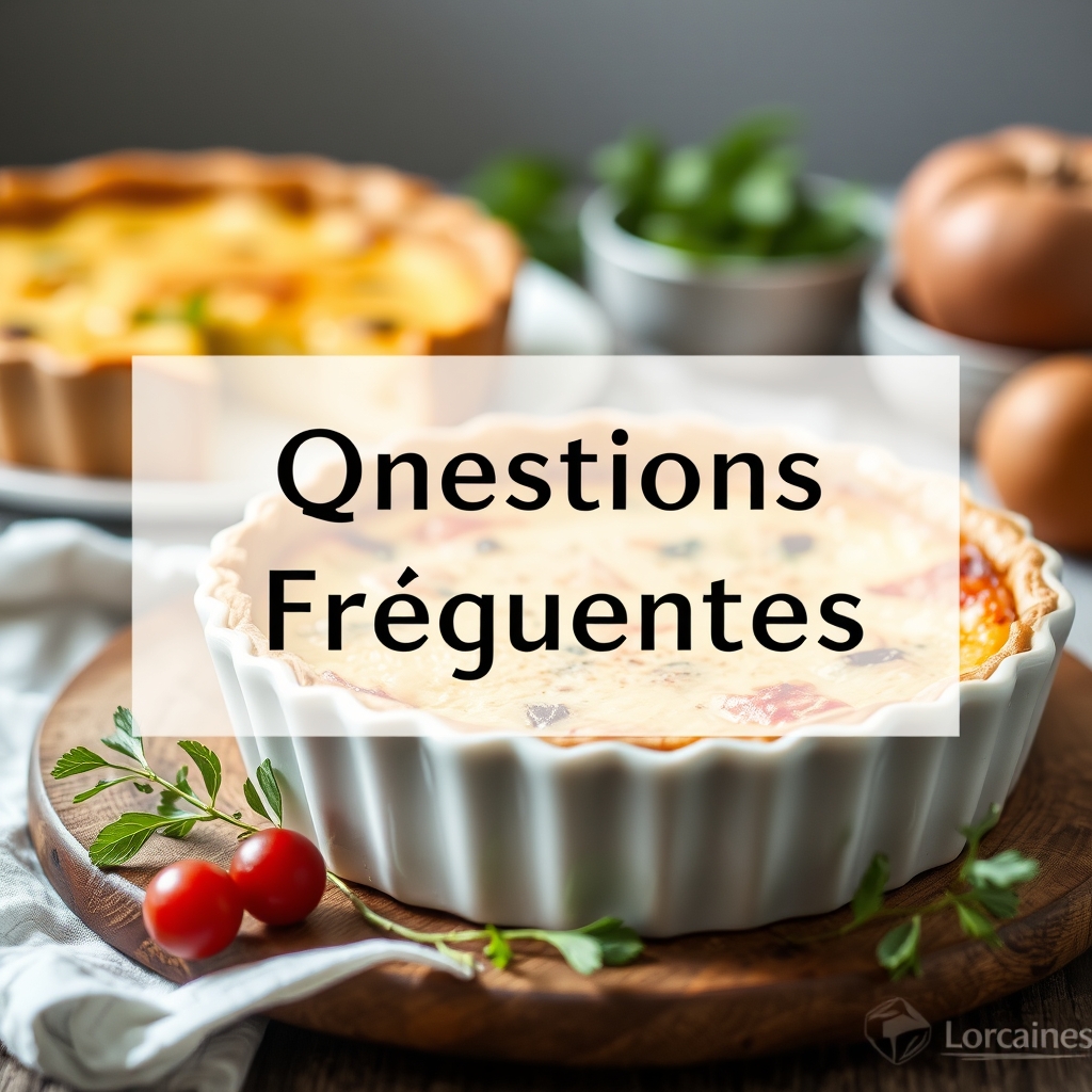 Questions Fréquentes · recettes quiche lorraine